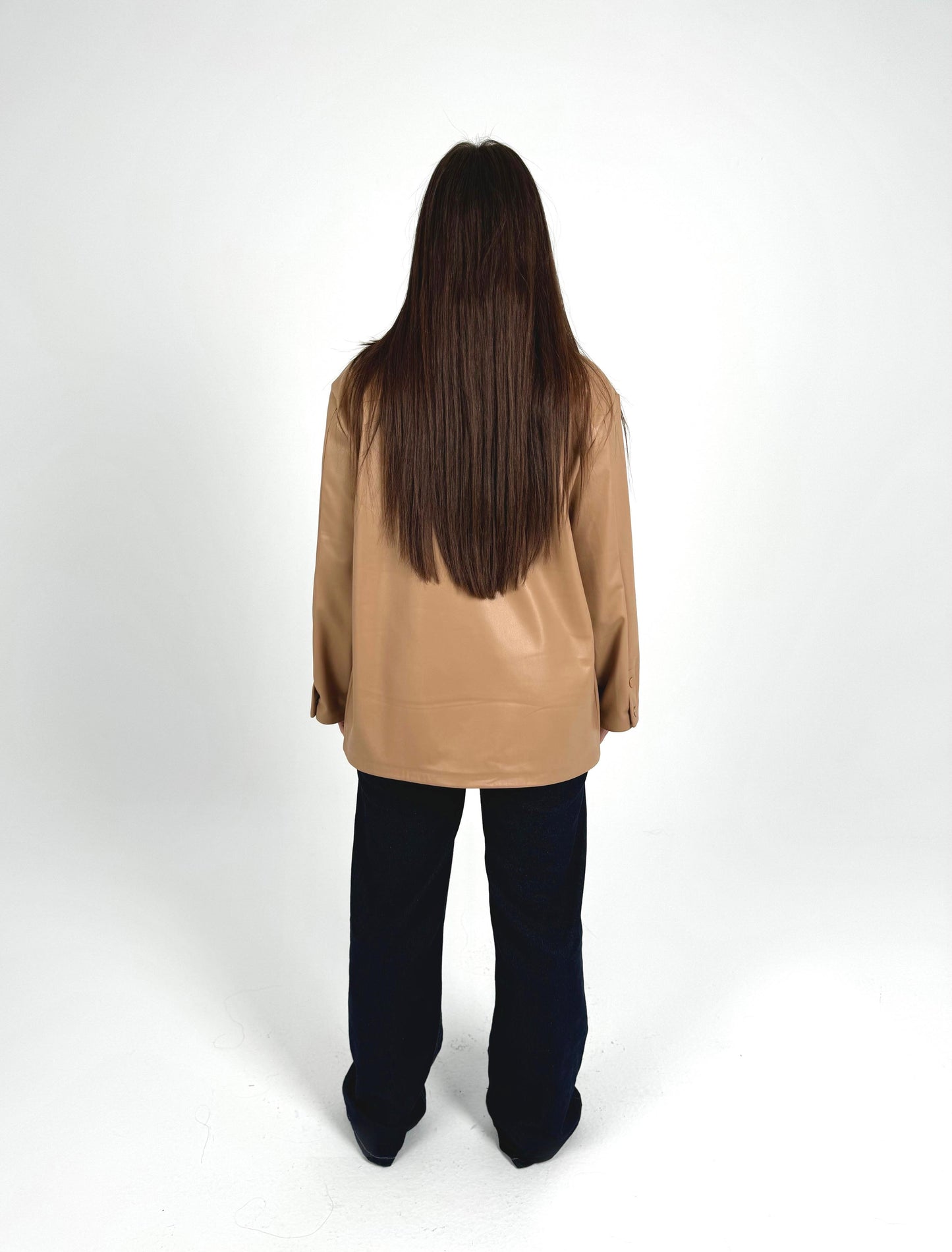 Women Leather Blazer